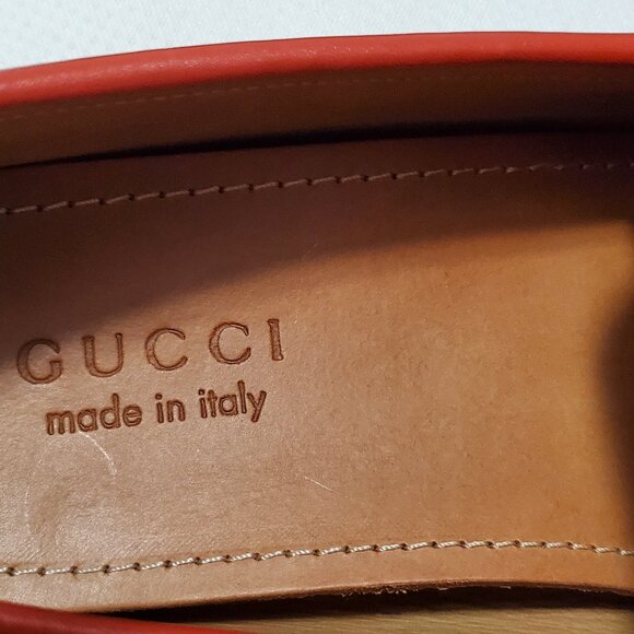 NEW Red Gucci Loafer shoes Sz 9 Mens dress style party main image 9